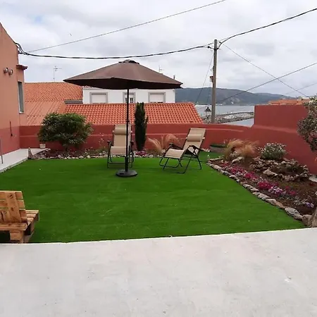Casa Maria Con Jardin, Aparcamiento Y Vistas Al Mar Villa Finisterre Exterior photo